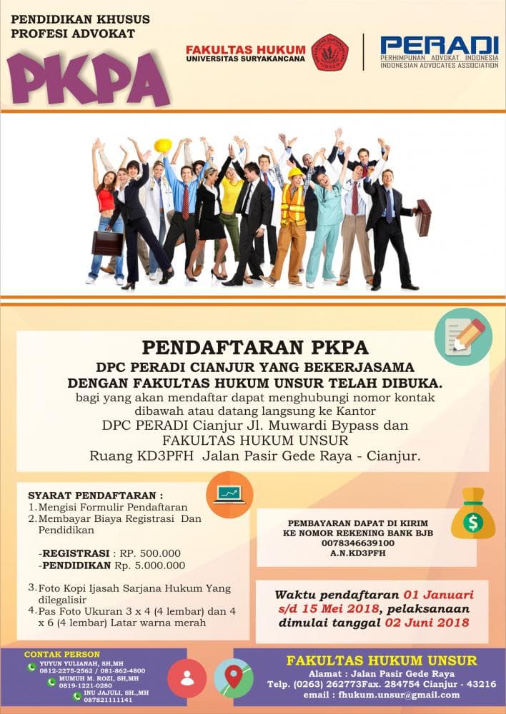 Pendidikan Khusus Profesi Advokat (PKPA)